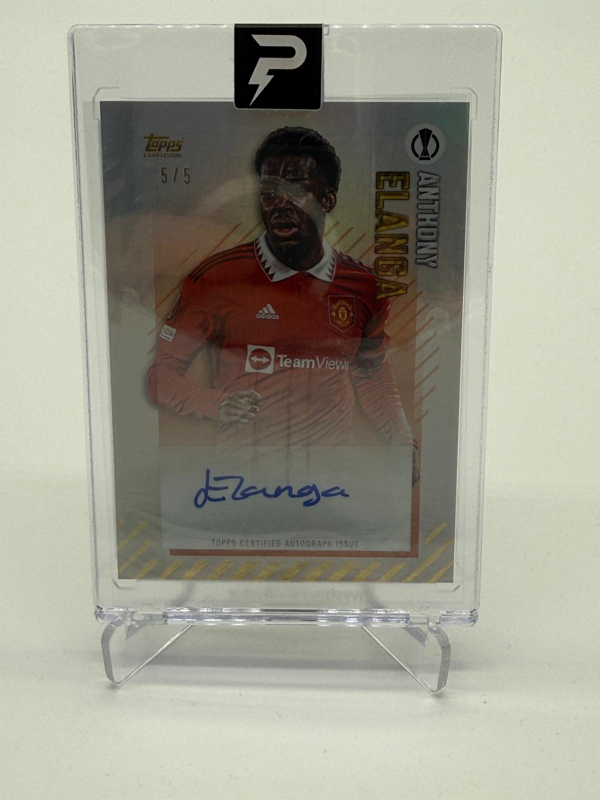 2023-24 Topps Gold Anthony Elanga Auto /5