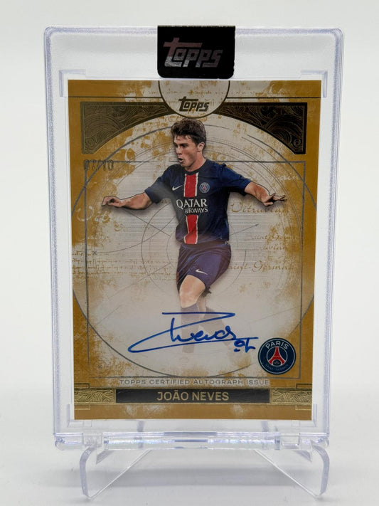 2025 Topps Paris Saint-Germain Joao Neves Auto 07/10