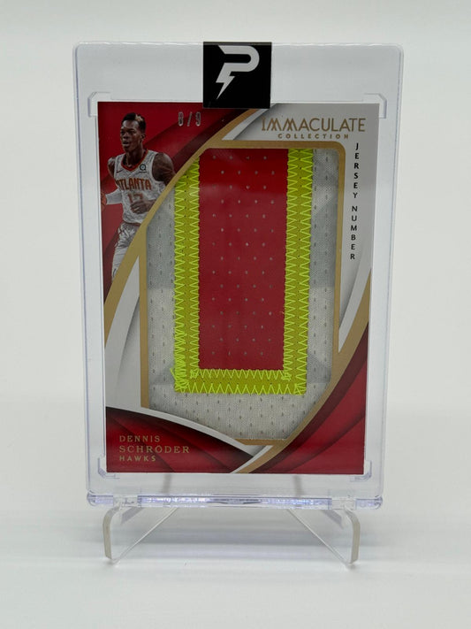 2017-18 Panini Immcaulate Basektball Dennis Schröder Patch /9