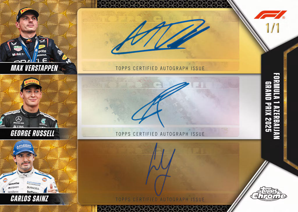 2026 Topps Chrome Formula One - Hobby Box Break (3 Boxer) PYD#22
