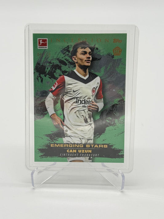 2024-25 Topps Inception Bundesliga Can Uzun RC Green Emerging Stars 46/75