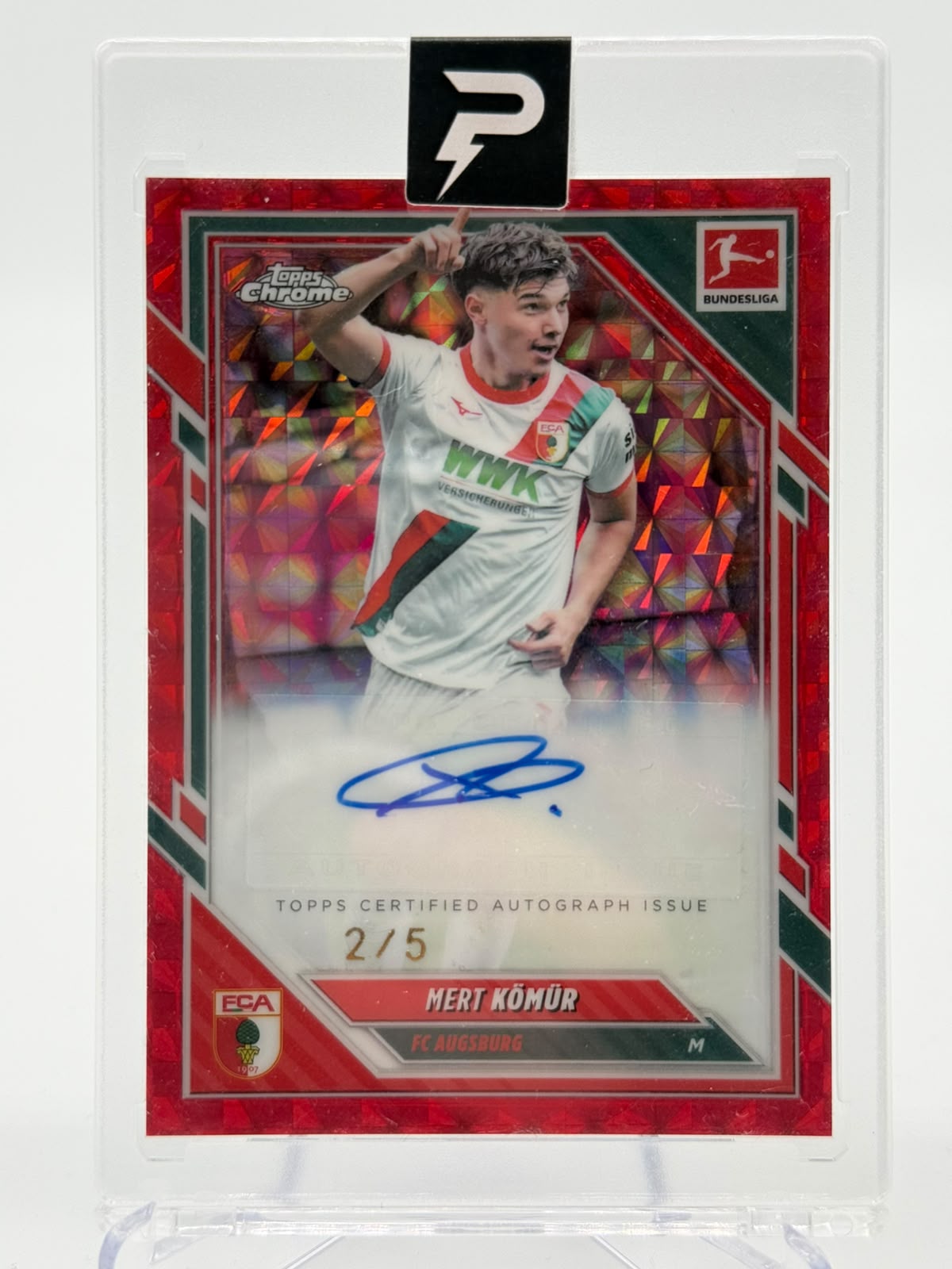 2026 Topps Chrome Bundesliga Mert Kömür Auto 2/5