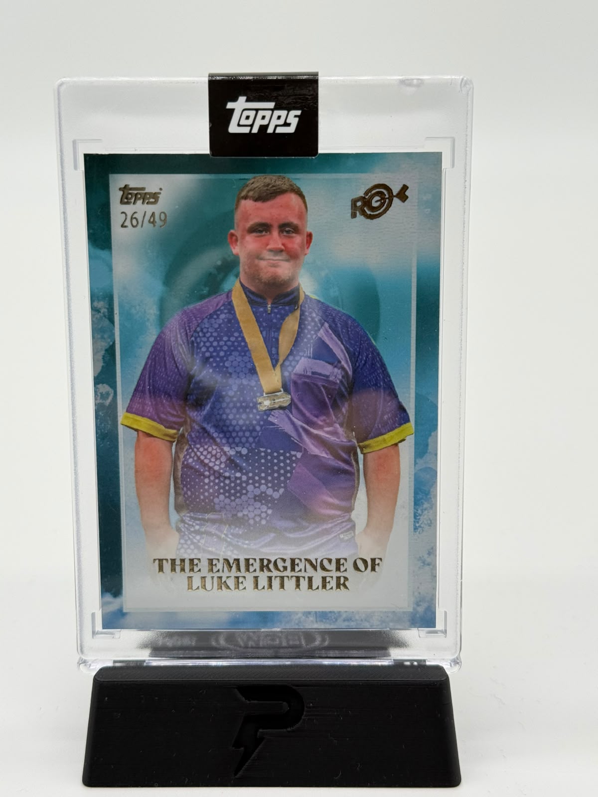2024 Topps Luke Littler Luke the Nuke 26/49 Blue The Emergence