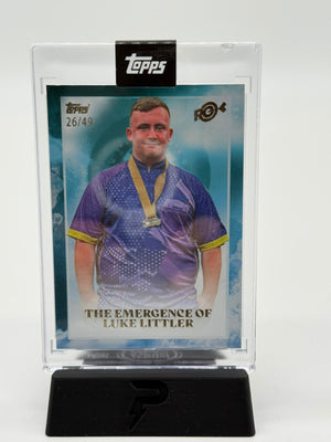 2024 Topps Luke Littler Luke the Nuke 26/49 Blue The Emergence
