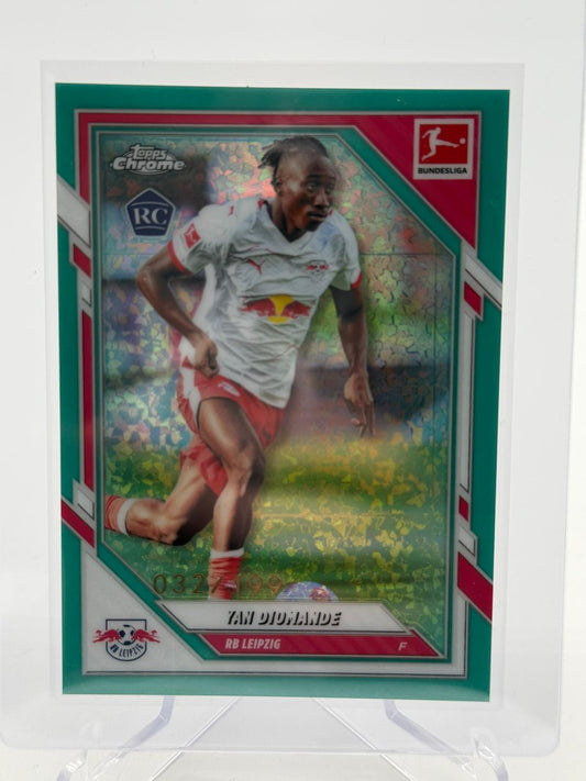 2026 Topps Chrome Bundesliga Yan Diomande RC 032/199