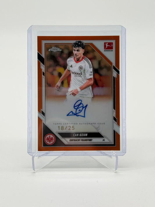 2026 Topps Chrome Bundesliga Can Uzun Autogramm 18/25