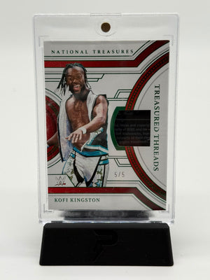 2024 Panini National Treasure WWE Kofi Kingston Relic 5/5