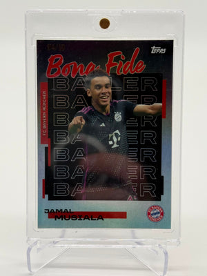 2025 Topps FC Bayern München Teamset Jamal Musiala Bona Fida Baller 04/10