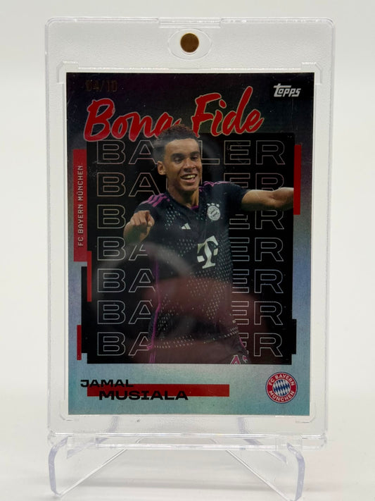 2025 Topps FC Bayern München Teamset Jamal Musiala Bona Fida Baller 04/10