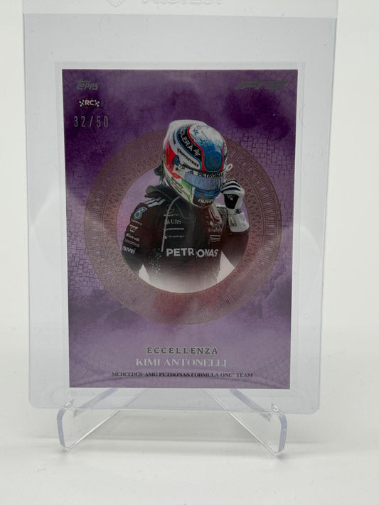 2025 Topps Eccellenza Formula 1 Kimi Antonelli RC /50