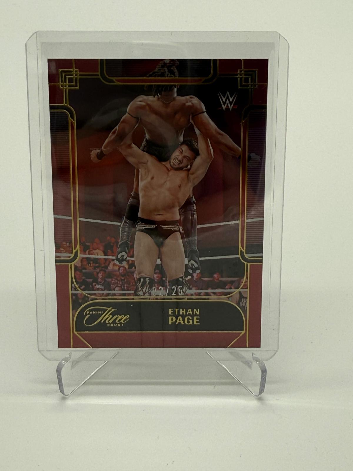 2024 Panini Three Count WWE Ethan Page /25