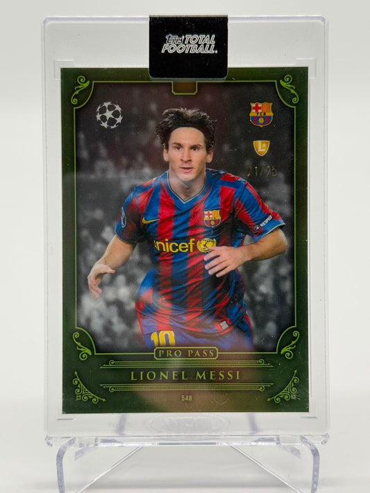 2024 Topps Total Football Lionel Messi 21/75