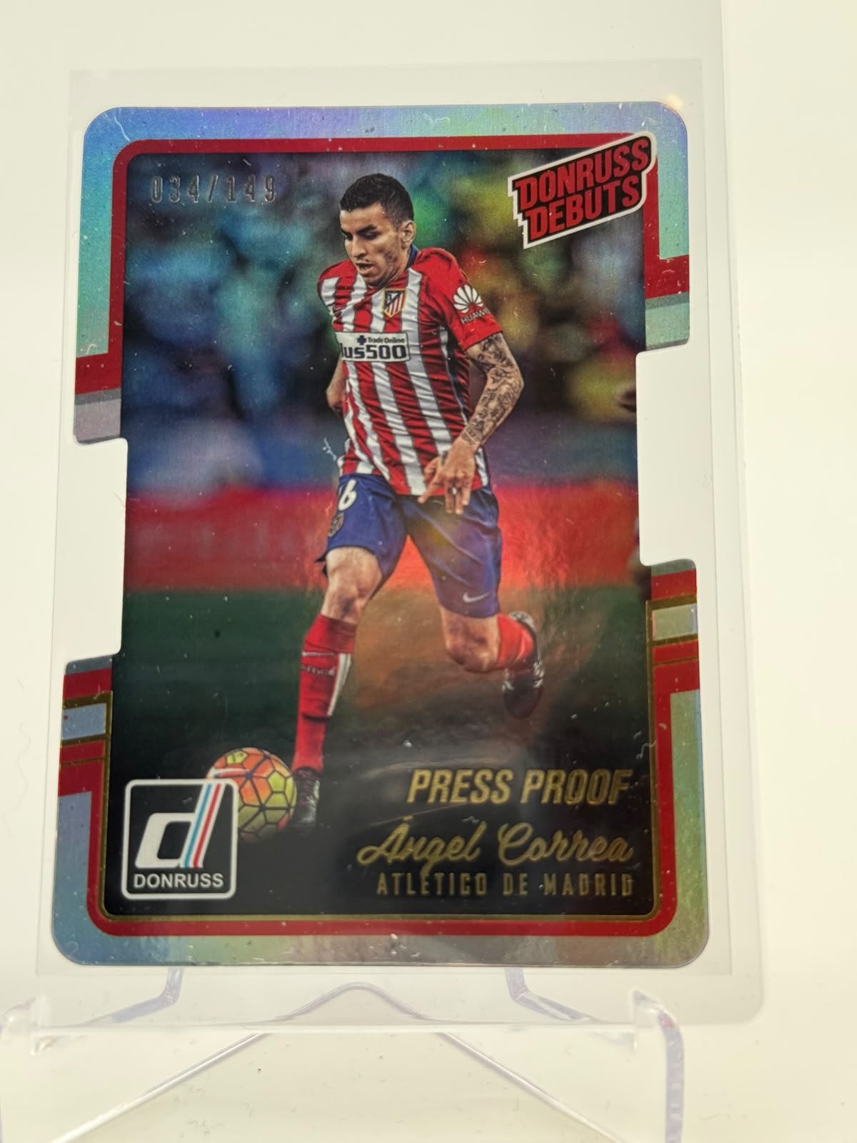 2016-17 Panini Donruss Angel Correa Press Proof Silver 034/149