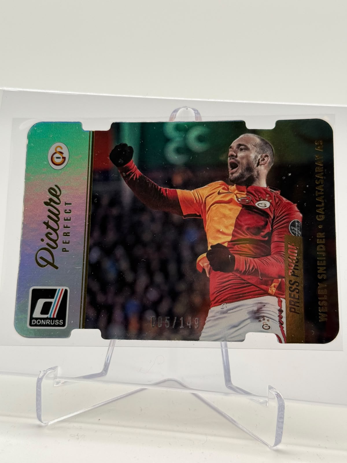 2016-17 Panini Donruss Wesley Sneijder Picture Perfect Die-Cut