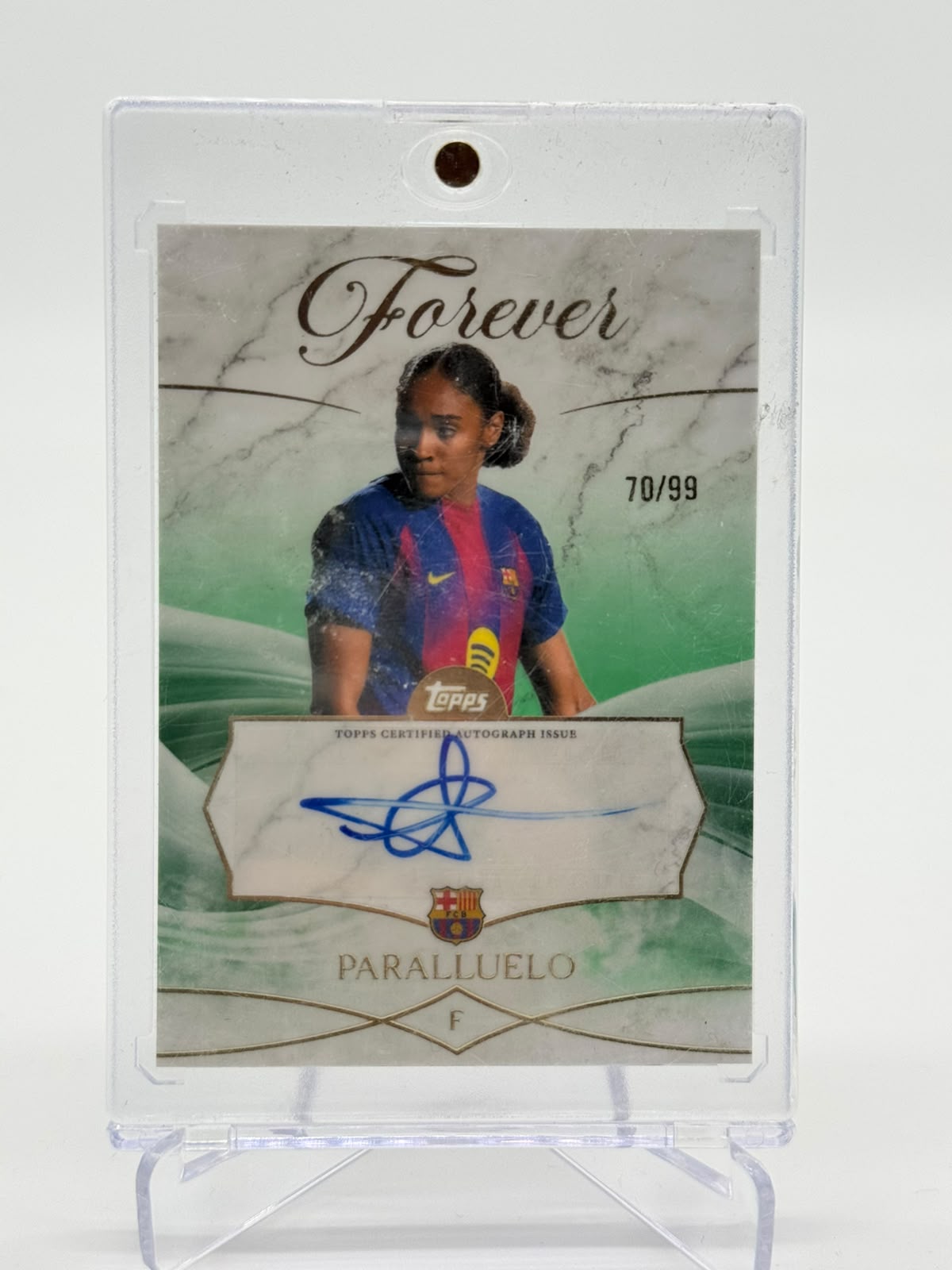 2026 Topps Barcelona Forever Paralluelo AUTO 70/99
