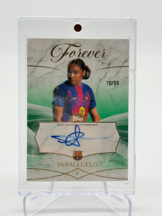 2026 Topps Barcelona Forever Paralluelo AUTO 70/99
