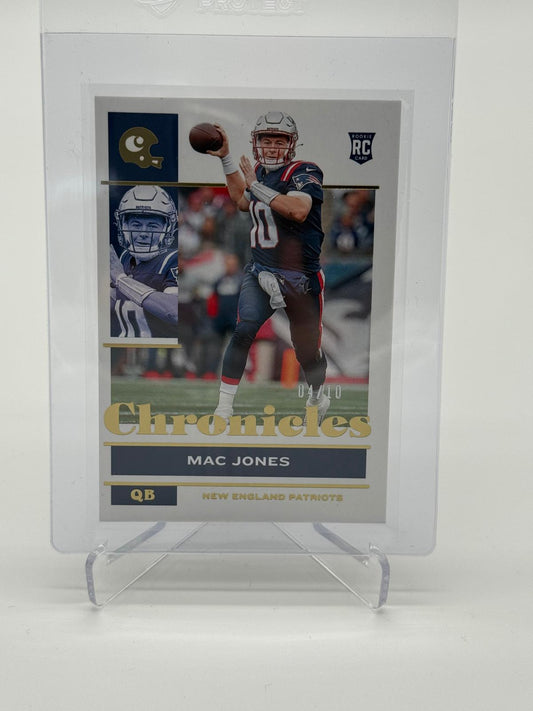 2021 Panini Chronicles Football Mac Jones RC /10