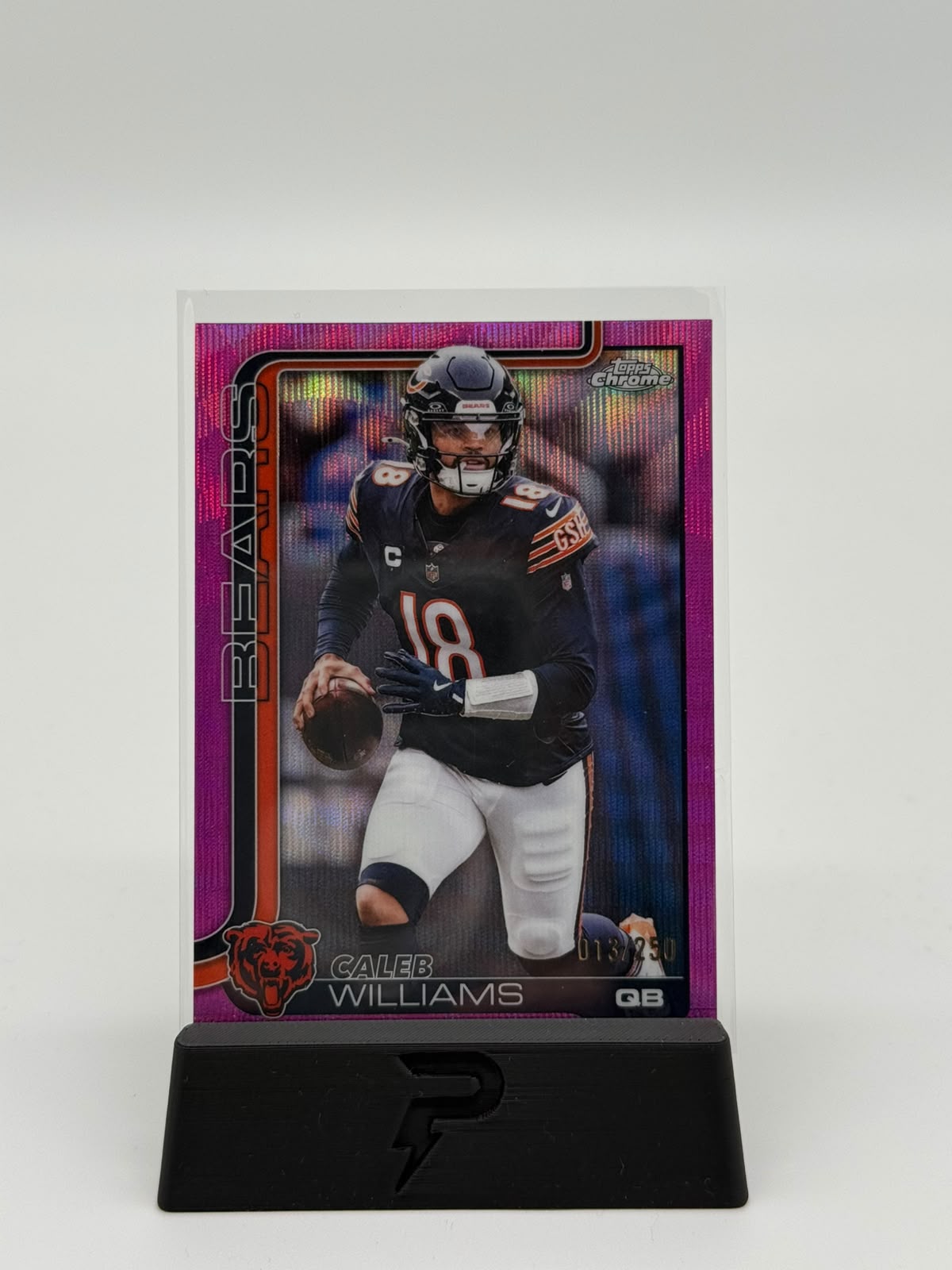 2025 Topps Chrome NFL Caleb Williams 013/250