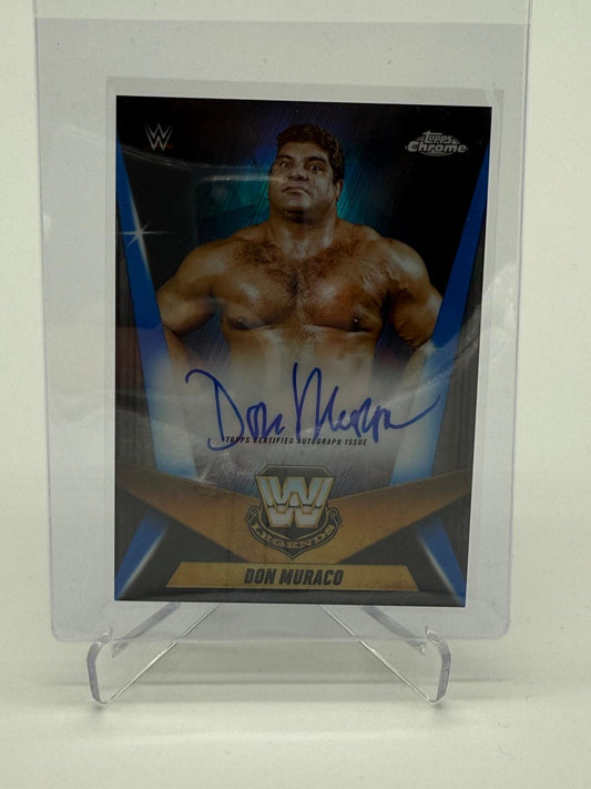 2025 Topps Chrome WWE Sapphire Don Muraco Legendary Auto