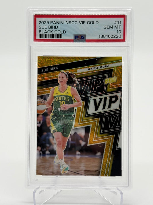 2025 Panini NSCC VIP Gold Sue Bird Black Gold 3/5 PSA 10