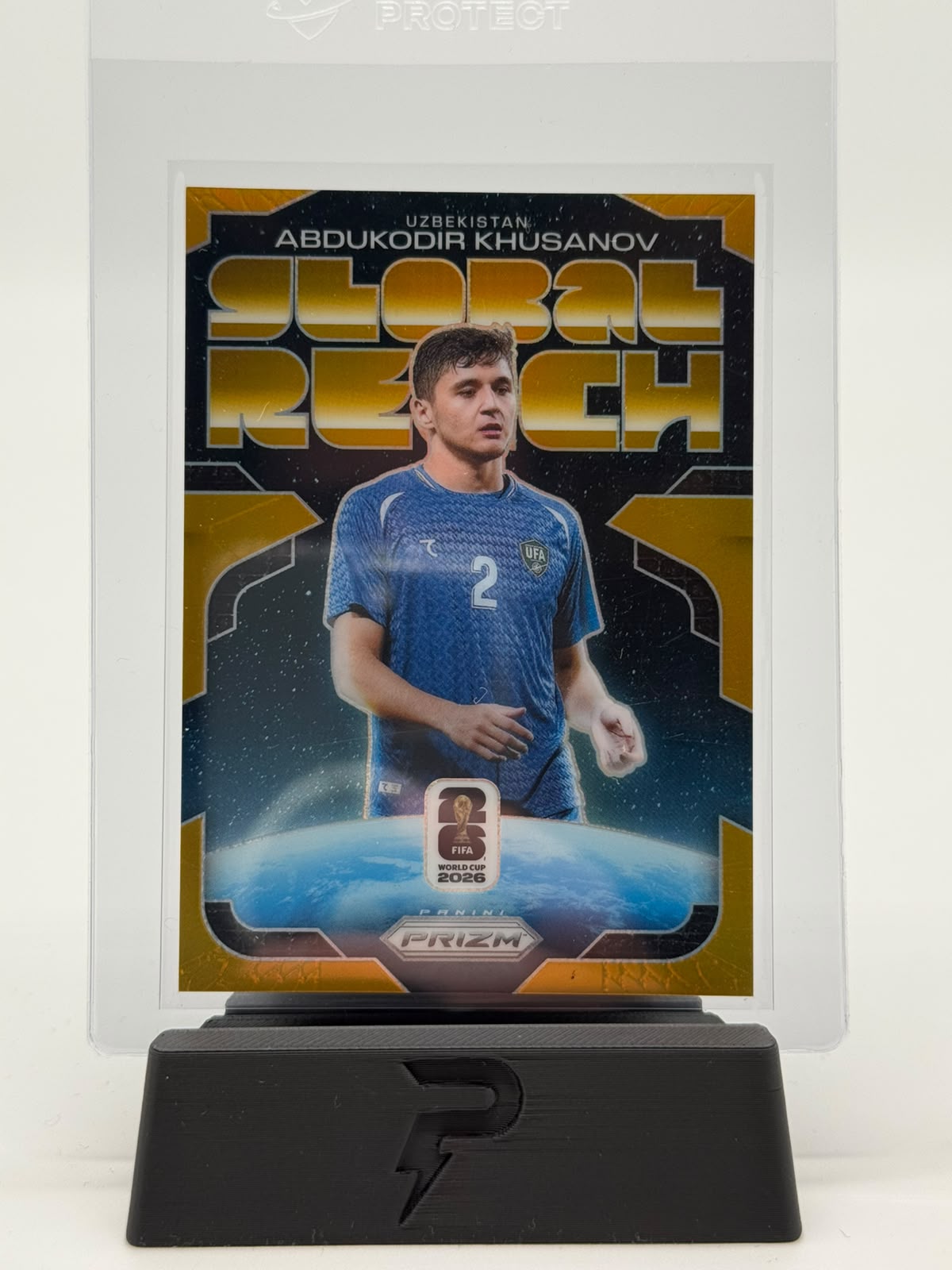 2026 Panini Prizm World Cup Abdukodir Khusanov Global Reach 09/10