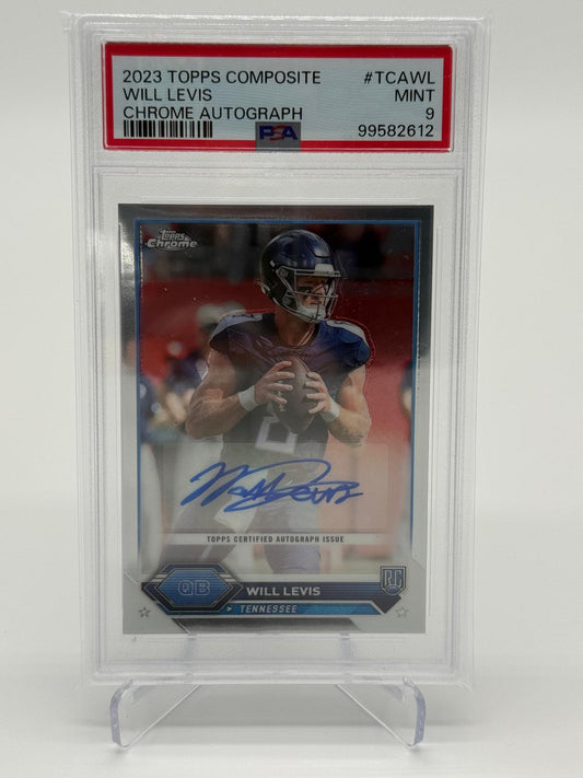 2023 Topps Composite Will Levis Auto PSA 9