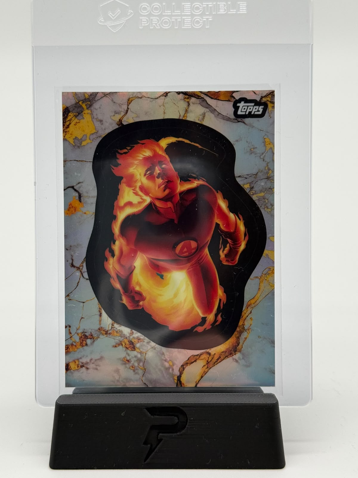 2025 Topps Marvel Comic Book Human Torch The 2000s Refractor
