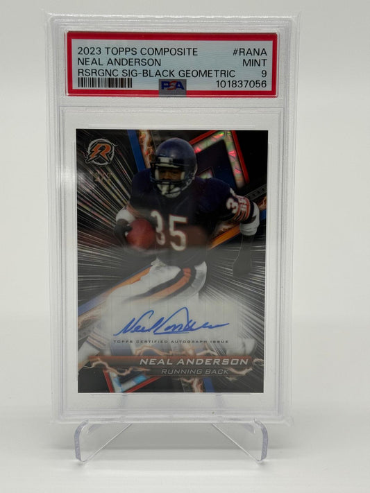 2023 Topps Composite Neal Anderson Auto /2 PSA 9