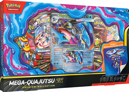 Pokémon Mega-Quajutsu EX Premium-Kollektion (SEALED)