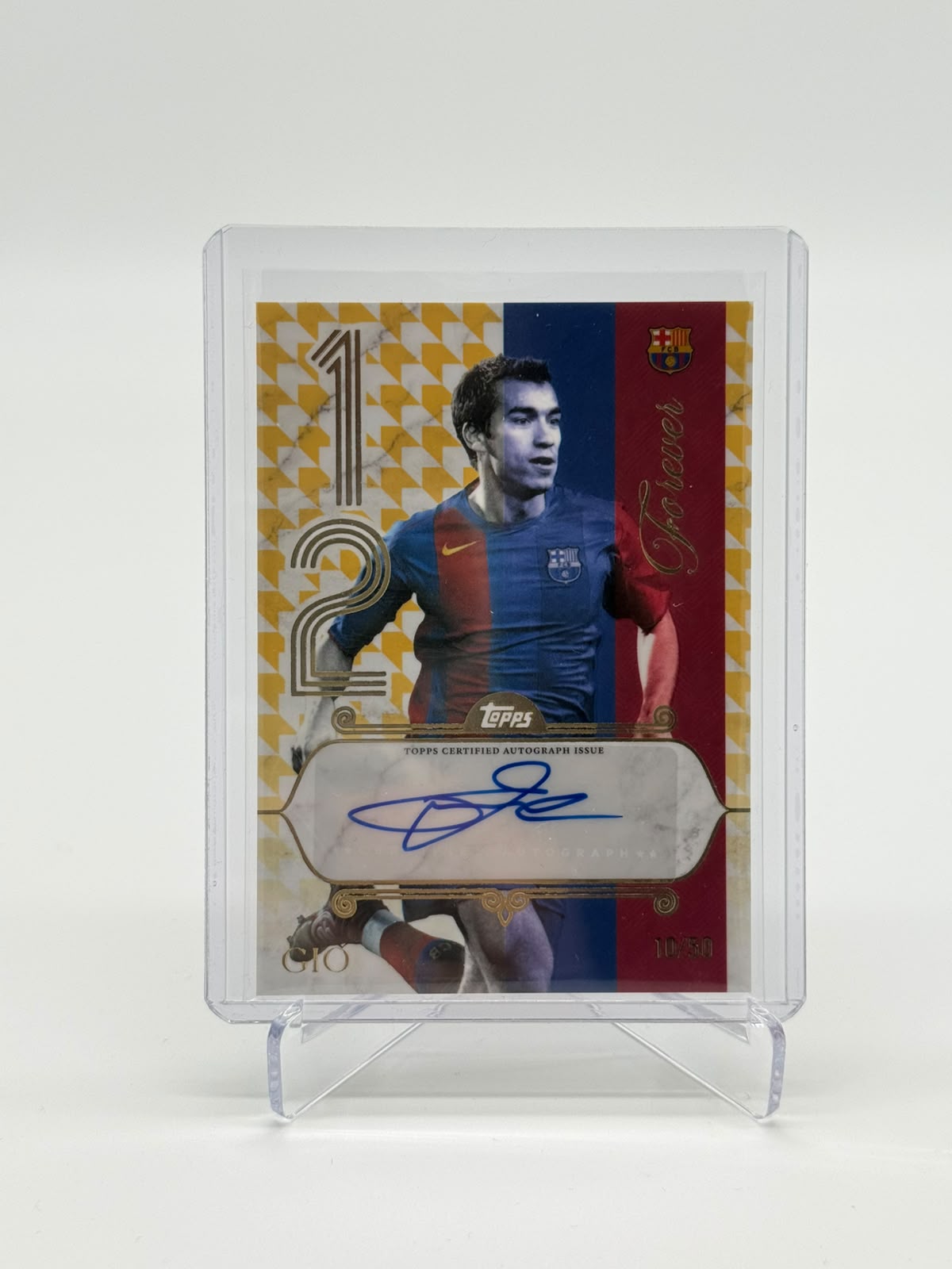 2026 Topps Barcelona Forever Gio Auto 10/50