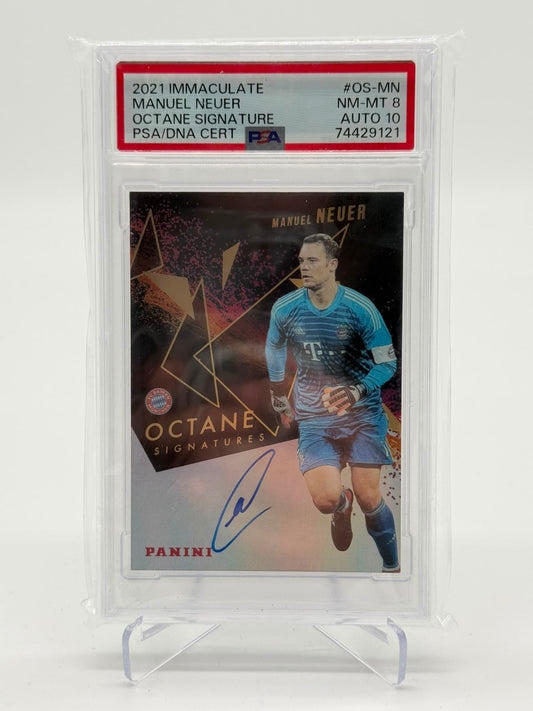 2021 Panini Immaculate Manuel Neuer Auto PSA8/10