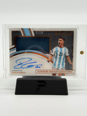 2022-23 Panini Immaculate Paulo Dybala Relic/Auto 64/68