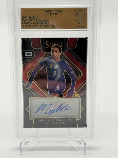2022-23 Panini Select Fifa Mallory Swanson 1/1 Auto GSG 9