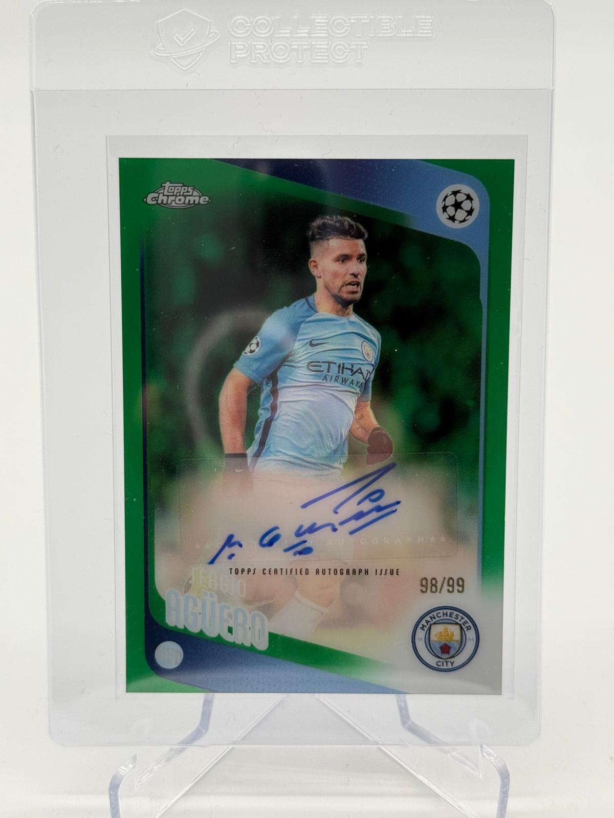 2026 Topps UCC Sergio Agüero Autogramm 98/99