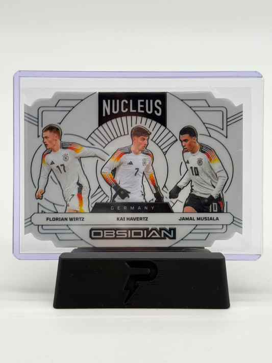 2022-23 Panini Obsidian Soccer Nucleus Wirtz/Havertz/Musiala 9/9