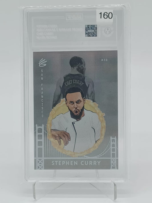 2024 Canvas x Burbank Promo Stephen Curry Silver Techno /50