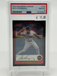 2003 Topps Bowman Chrome Alex Rodriguez PSA 8