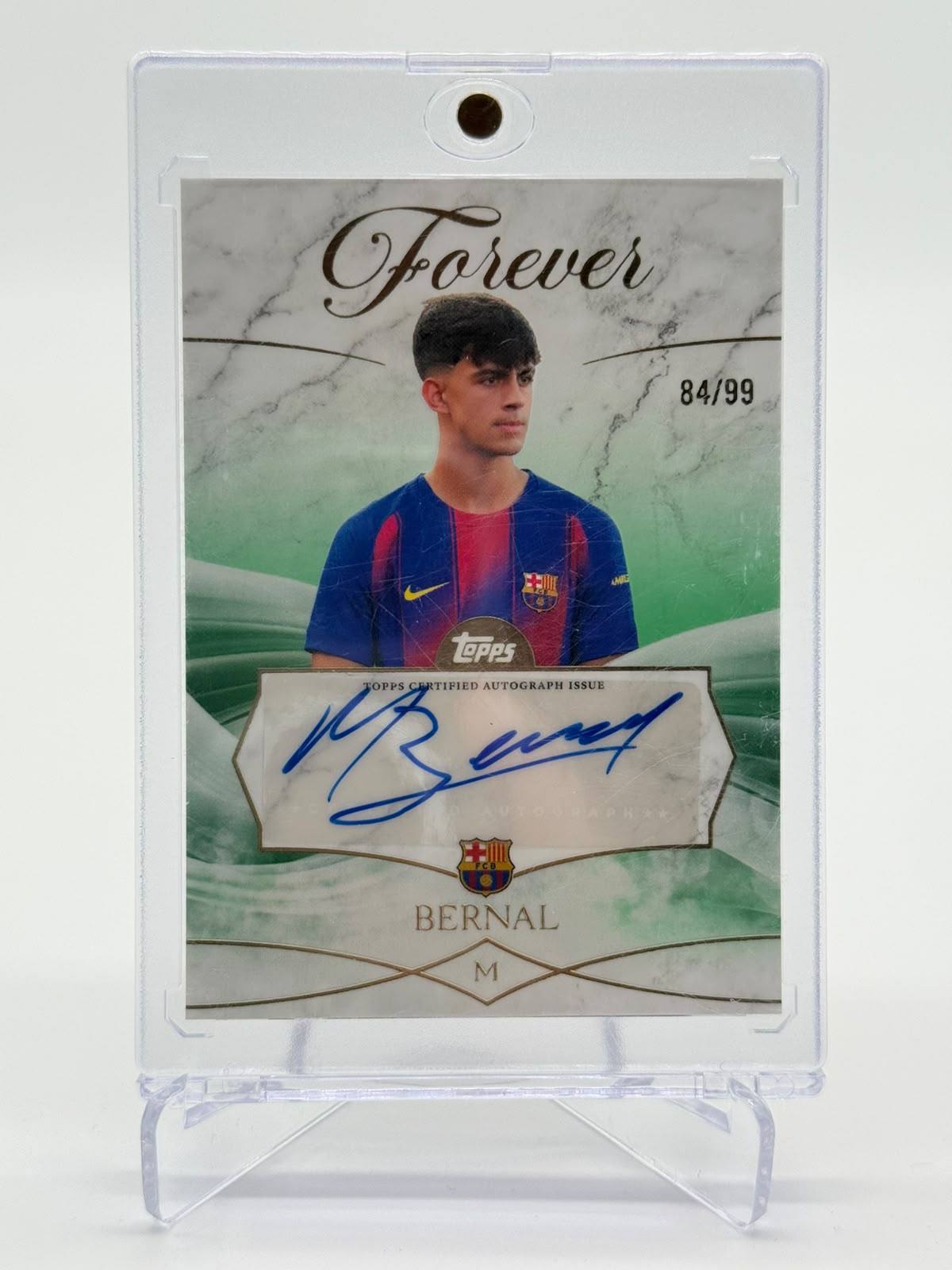 2026 Topps Barcelona Forever Bernal  AUTO 84/99