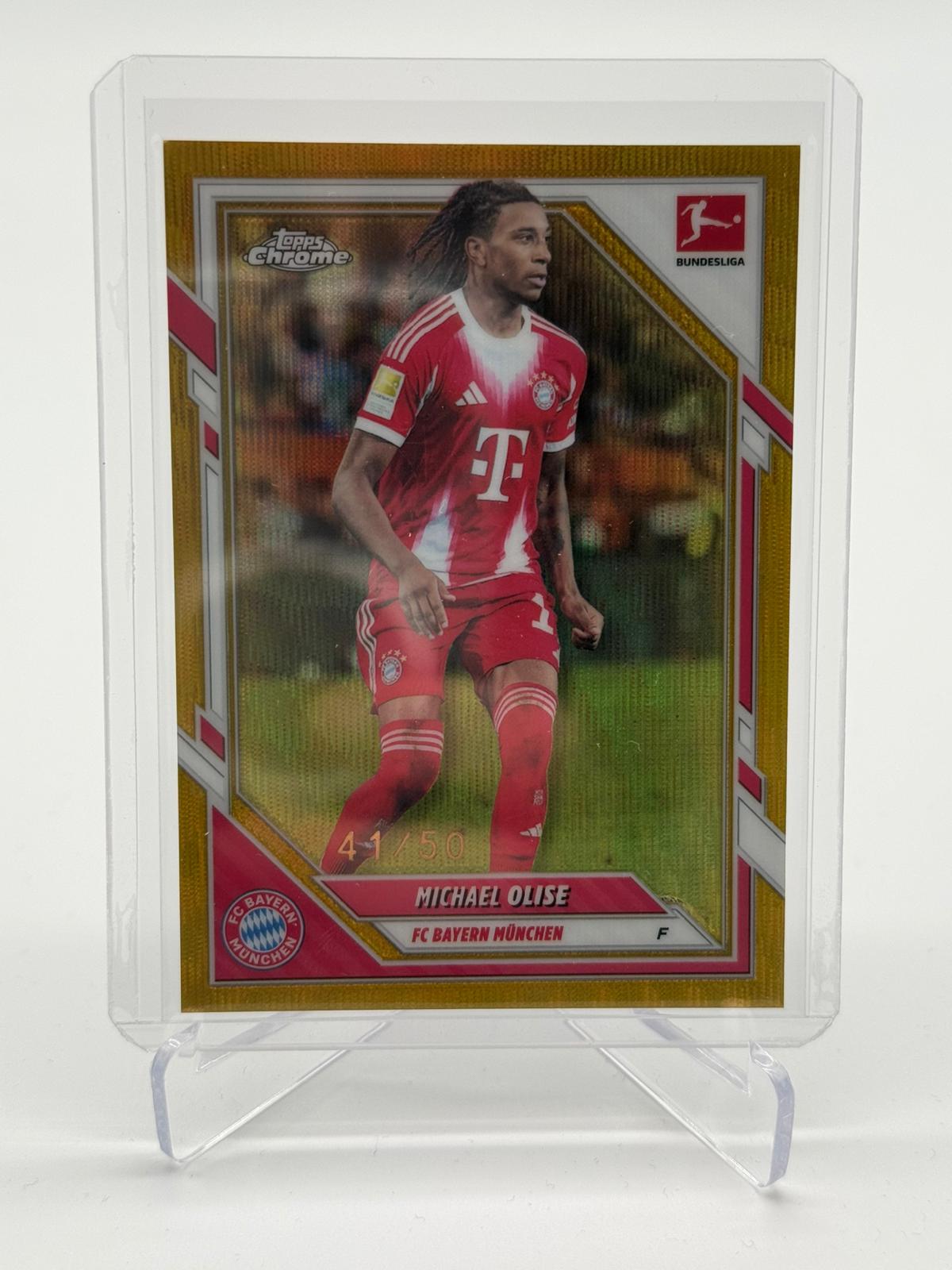 2026 Topps Bundesliga Chrome Michael Olise 41/50