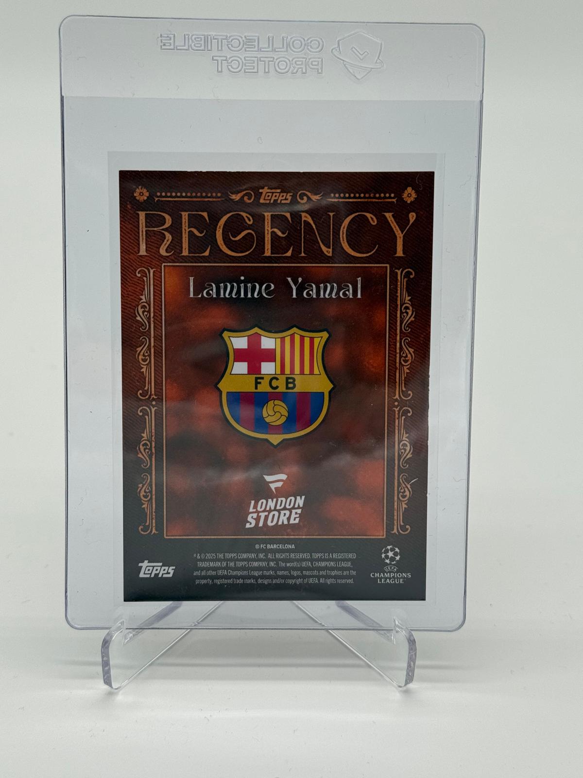 2025 Topps Fanatics London Store Lamine Yamal Regency /25