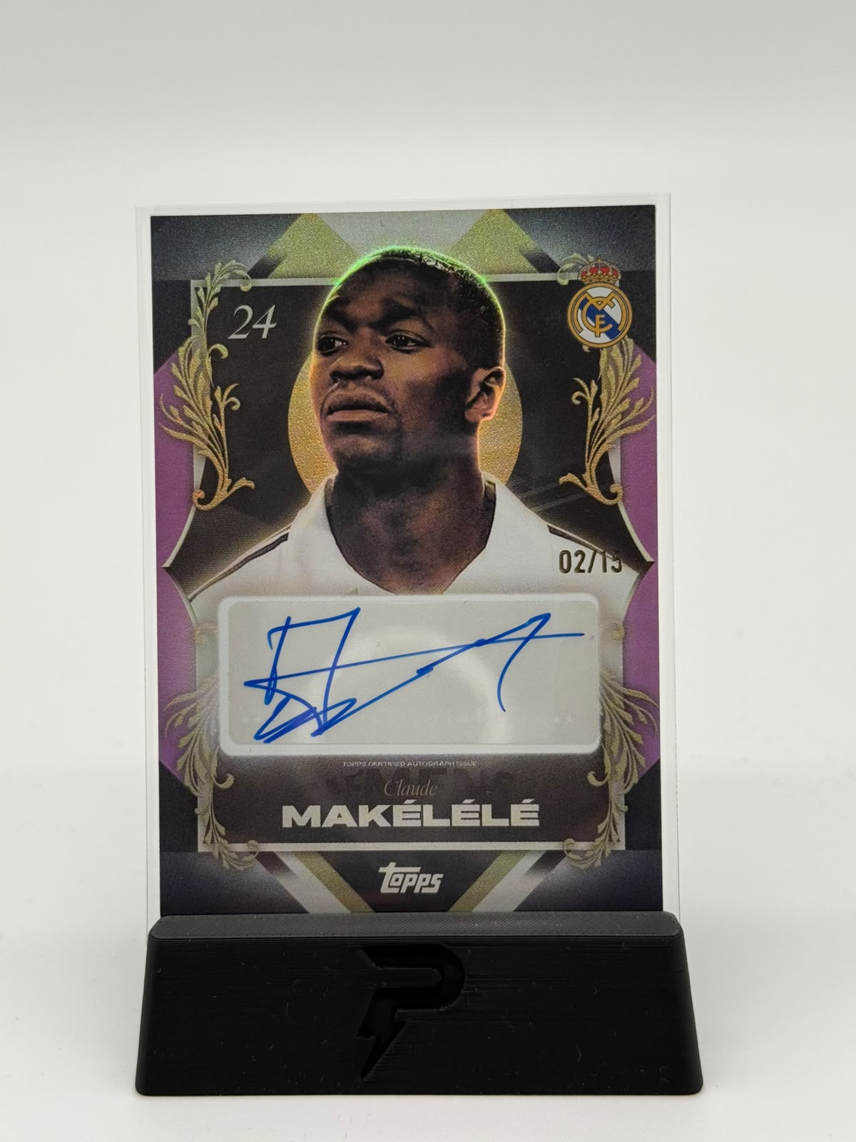 2025 Topps Los Blancos Claude Makelele Auto 02/15
