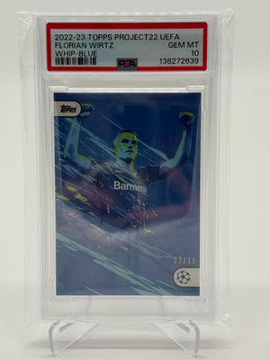 2022-23 Topps Project Florian Wirtz /10 PSA 10 POP 1