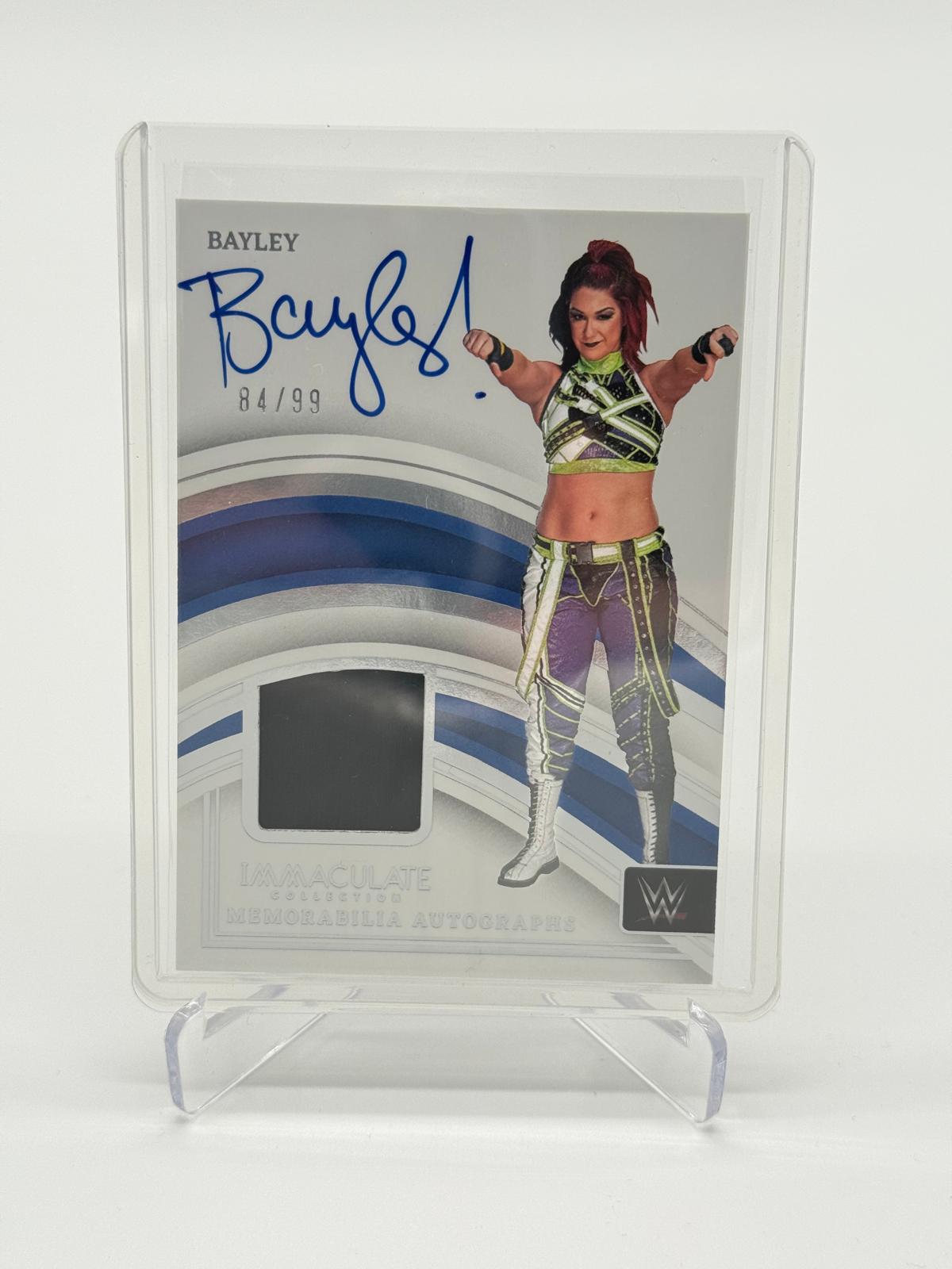 2023 Panini Immaculate WWE Bayley Memorabilia Autographs /99