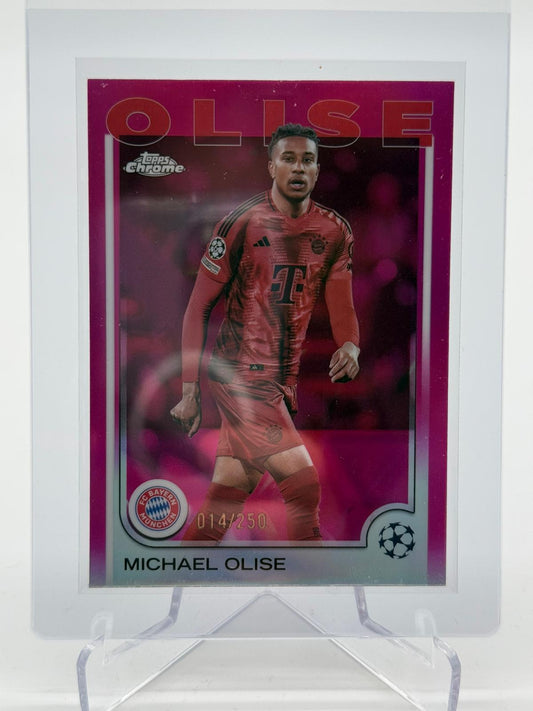 2025 Topps Chrome UCC Michael Olise 014/250