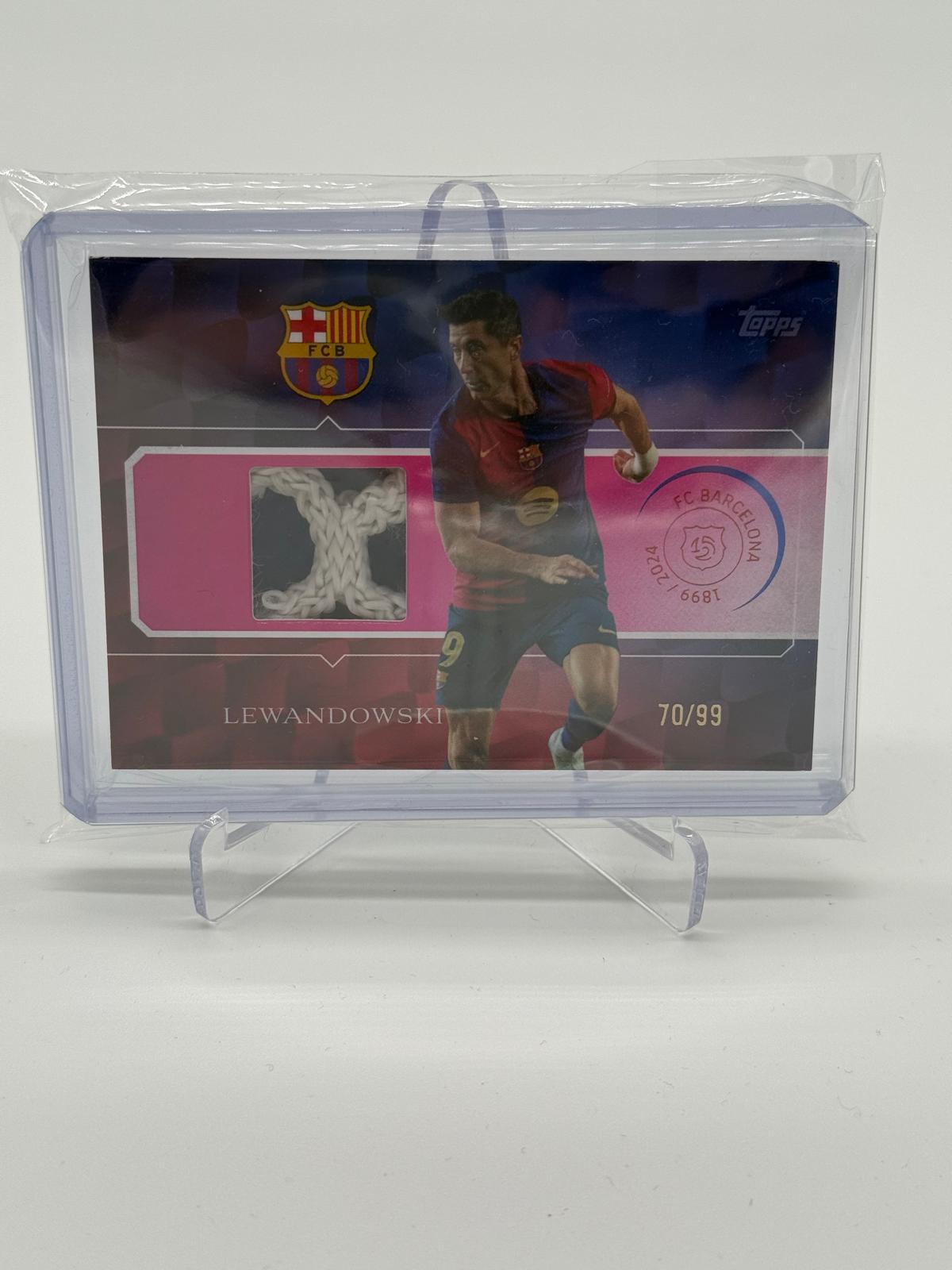 2024-25 Topps Barcelona 125th Lewandowski Patch /99