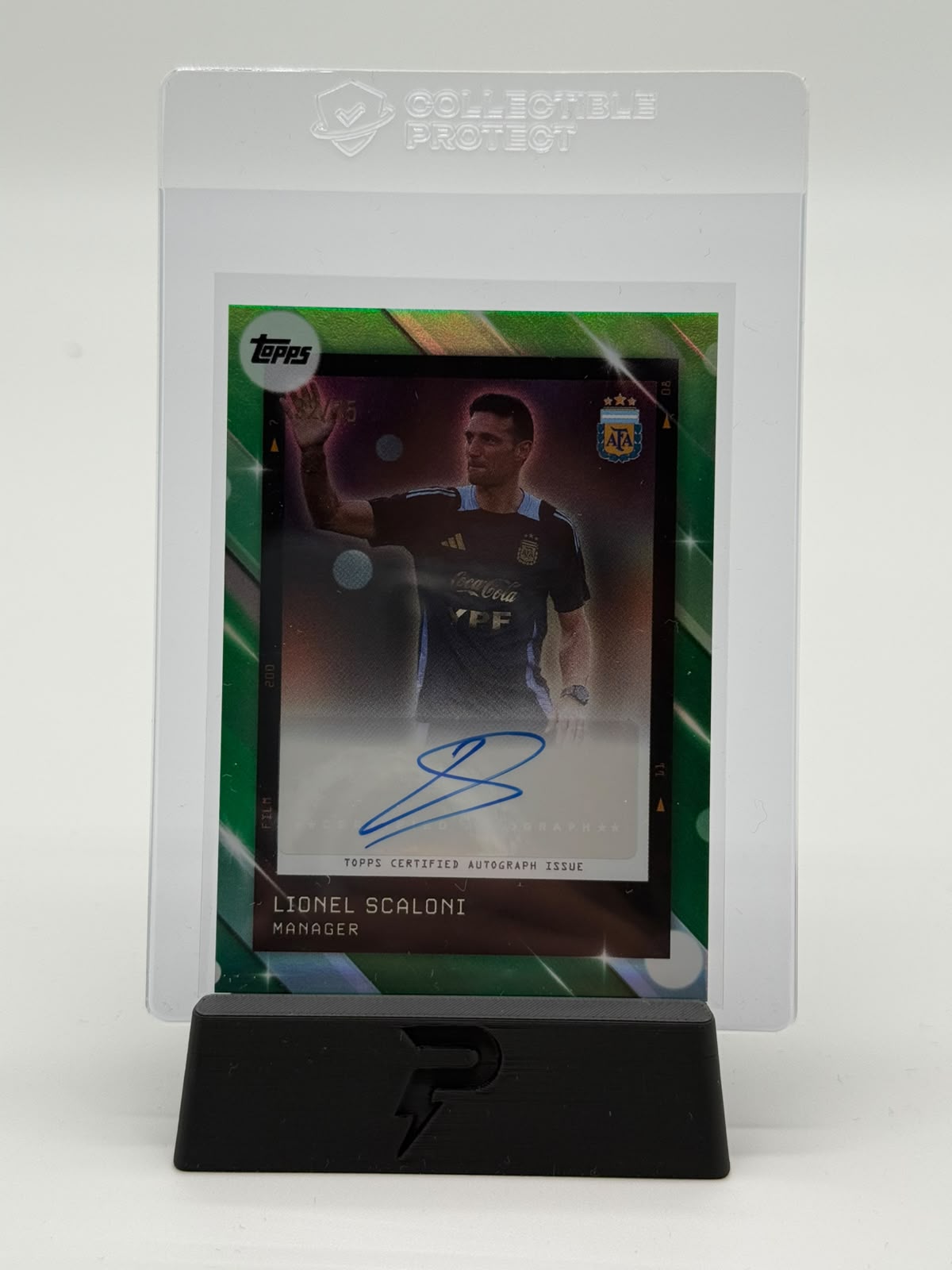 2025 Topps Argentina Lionel Scaloni Auto 32/75