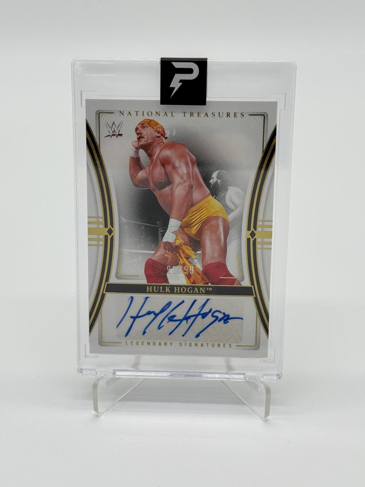 2024 Panini National Treausres WWE Hulk Hogan Legendary Signatures Auto 98/99