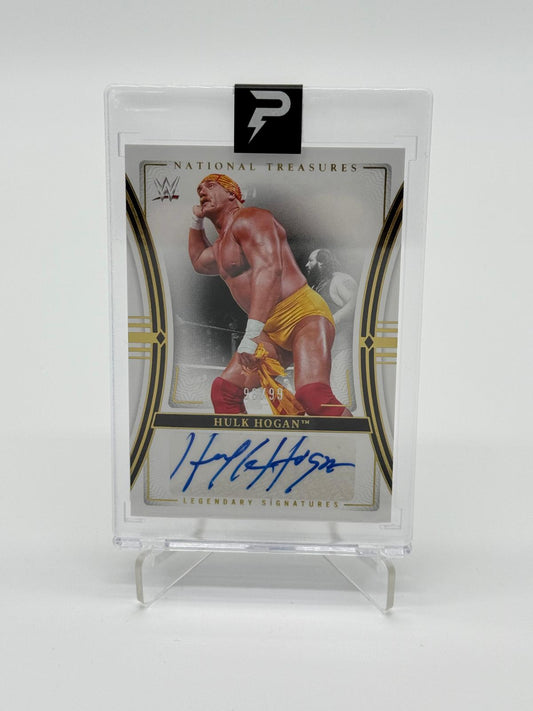 2024 Panini National Treausres WWE Hulk Hogan Legendary Signatures Auto 98/99