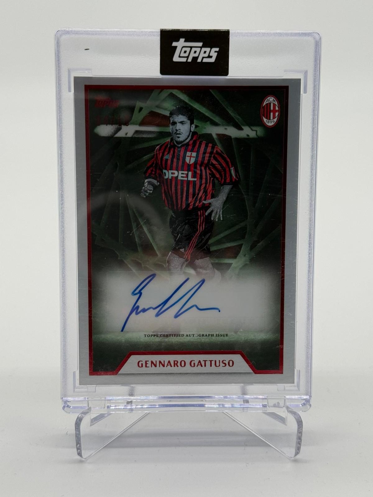 2024-25 Topps AC MIlan 125 Anniversary Gennaro Gattuso Auto 01/10