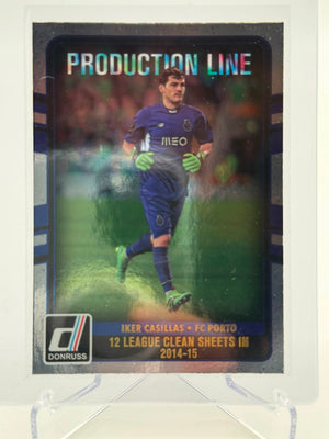 2016-17 Panini Donruss Iker Casillas Silver Production Line